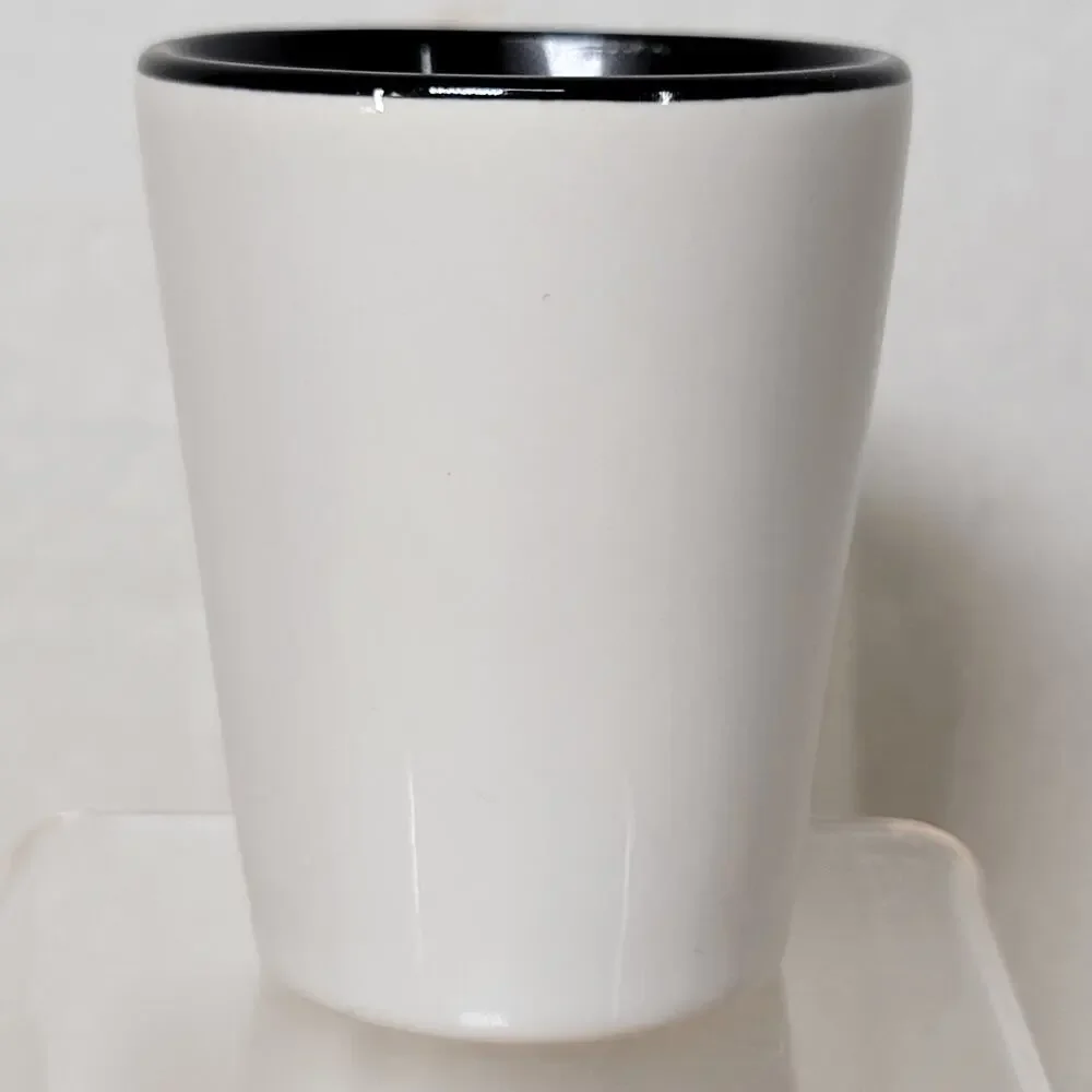 Jeep 4X4 B&W Ceramic Shot Glass